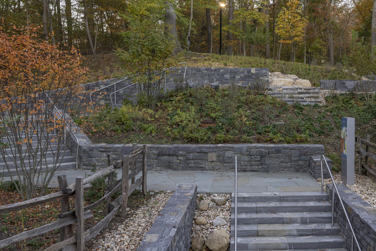 Gallery: Avalon Park Overpass; Tags: Landscape Design, Landscape Development, Hardscape, Landscape Maintenance, Long Island Landscaping, North Shore Landscapes, North Fork Landscaping Company,  Saint James Property Development, Overpass